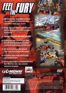 CART Fury - Championship Racing box cover back